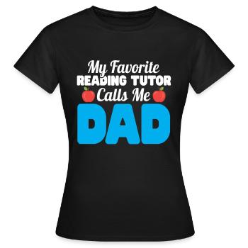 Tuteur Cadeau Tuteur - T-shirt Femme - noir - Devant - AI Model Female 172 dark (172cm)