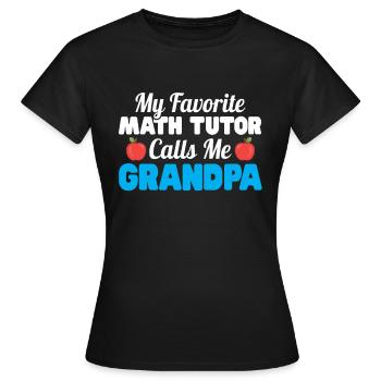 Tuteur Cadeau Tuteur - T-shirt Femme - noir - Devant - AI Model Female 172 dark (172cm)