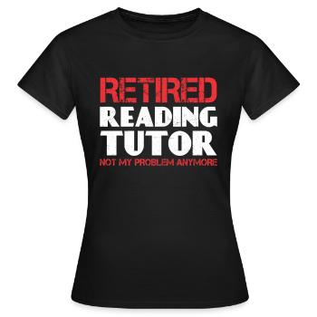 Tuteur Cadeau Tuteur - T-shirt Femme - noir - Devant - AI Model Female 172 dark (172cm)