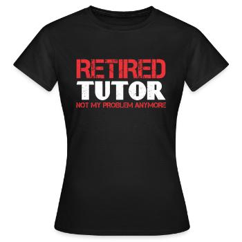 Tuteur Cadeau Tuteur - T-shirt Femme - noir - Devant - AI Model Female 172 dark (172cm)