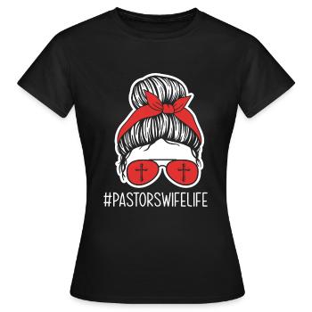 Pasteur Pasteur Épouse Vie - T-shirt Femme - noir - Devant - AI Model Female 172 dark (172cm)