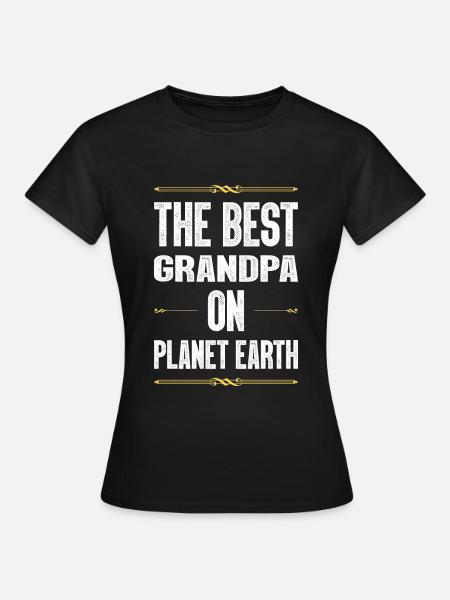 Bester Opa Spruch - Frauen T-Shirt - Schwarz