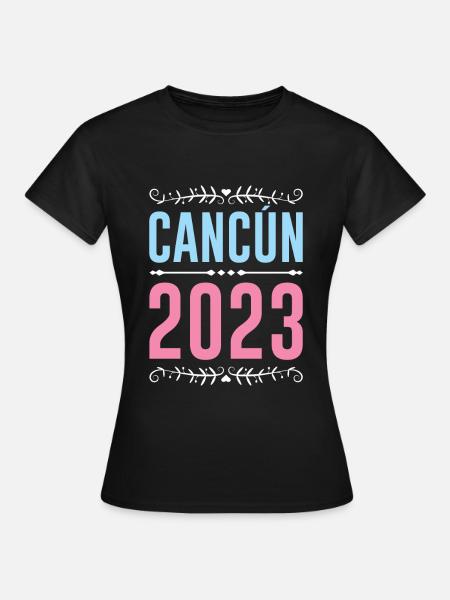 Cancun 2023 - Frauen T-Shirt - Schwarz
