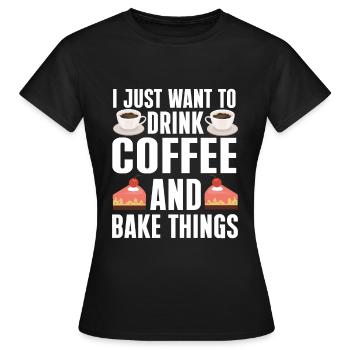 Chef Pâtissier Pâtisserie Boulanger Pâtisserie Pâtisserie - T-shirt Femme - noir - Devant - AI Model Female 172 dark (172cm)