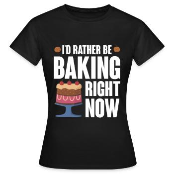 Chef Pâtissier Pâtisserie Boulanger Pâtisserie Pâtisserie - T-shirt Femme - noir - Devant - AI Model Female 172 dark (172cm)