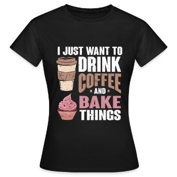 Chef Pâtissier Pâtisserie Boulanger Pâtisserie Pâtisserie - T-shirt Femme - noir - Devant - AI Model Female 172 dark (172cm)
