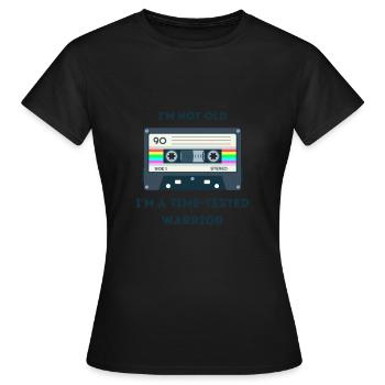 Retro -sarkastisches Alter Spruche - Frauen T-Shirt - Schwarz - Vorne - AI Model Female 172 dark (172cm)