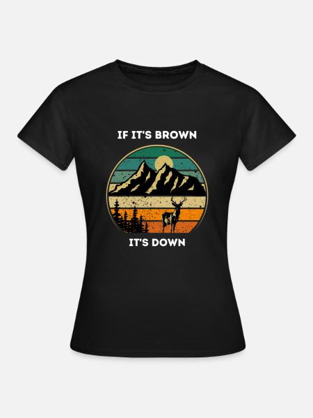 Hirschjäger Einzigartige Jagd - Frauen T-Shirt - Schwarz