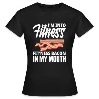 Speck - Frauen T-Shirt - Schwarz - Vorne - AI Model Female 172 dark (172cm)