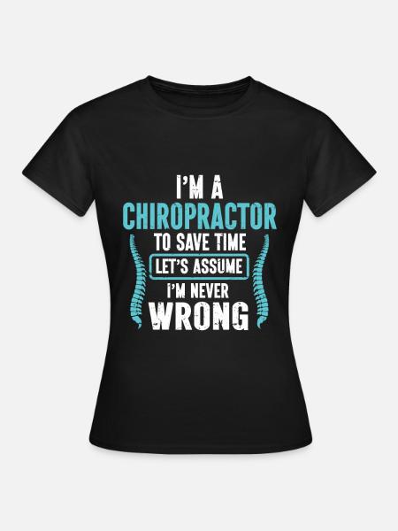 Chiropraktiker Chiropraktik - Frauen T-Shirt - Schwarz