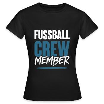 Équipe de football - T-shirt Femme - noir - Devant - AI Model Female 172 dark (172cm)