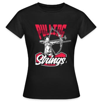 Bogenschießen Bogenschießen Bogenschießen - Frauen T-Shirt - Schwarz - Vorne - AI Model Female 172 dark (172cm)