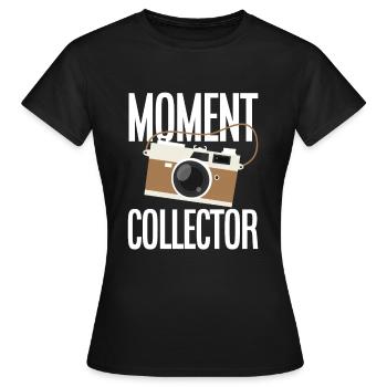 Photographer Photographer - Women's T-Shirt - black - Front - AI Model Female 172 dark (172cm)