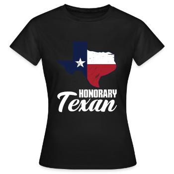 Texas Texaner Geschenk - Frauen T-Shirt - Schwarz - Vorne - AI Model Female 172 dark (172cm)