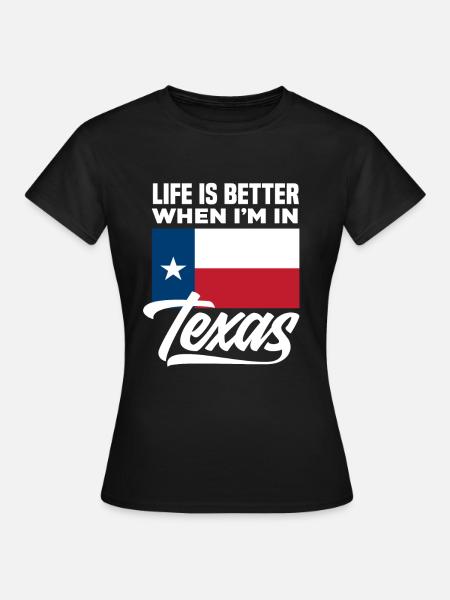 Texas Life - Women's T-Shirt - black