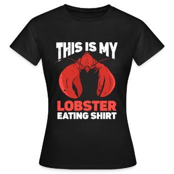 Fruits de mer - T-shirt Femme - noir - Devant - AI Model Female 172 dark (172cm)