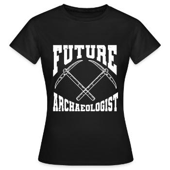 Archéologue Archéologie - T-shirt Femme - noir - Devant - AI Model Female 172 dark (172cm)