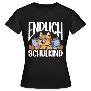 School 1. Grade - Frauen T-Shirt - Schwarz - Vorne - AI Model Female 172 dark (172cm)
