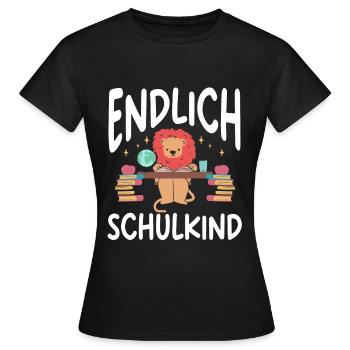 School 1. Grade - Frauen T-Shirt - Schwarz - Vorne - AI Model Female 172 dark (172cm)