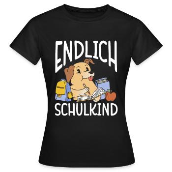 School 1. Grade - Frauen T-Shirt - Schwarz - Vorne - AI Model Female 172 dark (172cm)