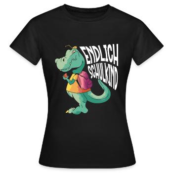 School 1. Grade - Frauen T-Shirt - Schwarz - Vorne - AI Model Female 172 dark (172cm)