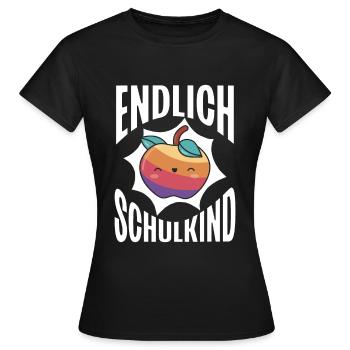 School 1. Grade - Frauen T-Shirt - Schwarz - Vorne - AI Model Female 172 dark (172cm)