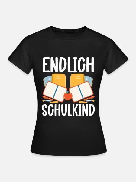 School 1. Grade - Frauen T-Shirt - Schwarz