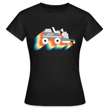 Paysagiste - T-shirt Femme - noir - Devant - AI Model Female 172 dark (172cm)