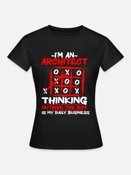 Architect Architecture - Frauen T-Shirt - Schwarz