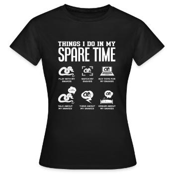 Snake Leisure - Women's T-Shirt - black - Front - AI Model Female 172 dark (172cm)