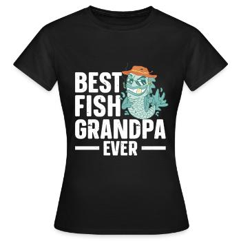 Aquariophile d’aquarium d’aquarium - T-shirt Femme - noir - Devant - AI Model Female 172 dark (172cm)