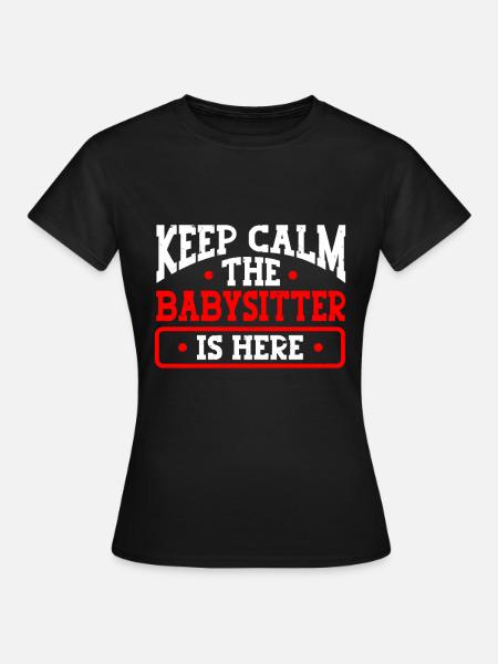 Babysitter Babysitting - Frauen T-Shirt - Schwarz