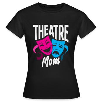 Comédies musicales pour maman de théâtre et maudite musicale - T-shirt Femme - noir - Devant - AI Model Female 172 dark (172cm)