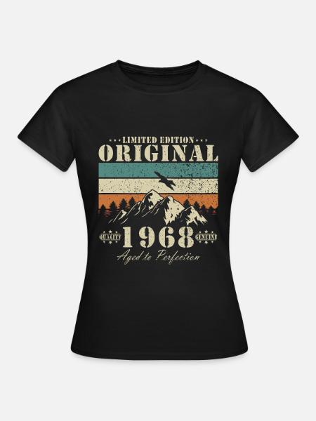 1968 Original Vintage Retro 1968 Jubiläum - Frauen T-Shirt - Schwarz