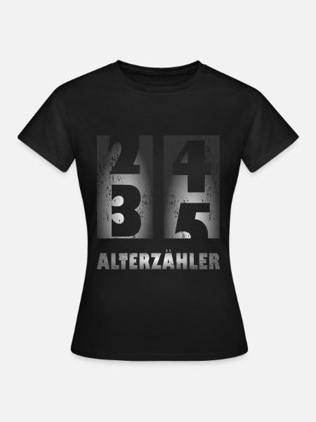 Alterzähler 35 Jahre - 35. Geburtstag - Frauen T-Shirt - Schwarz