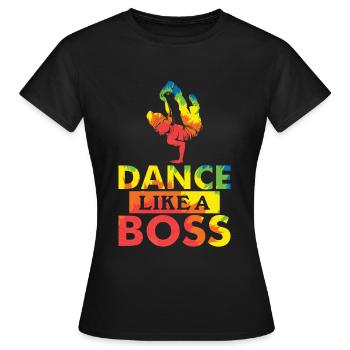 Breakdance Breakdancer Breakdance Kids - Women's T-Shirt - black - Front - AI Model Female 172 dark (172cm)