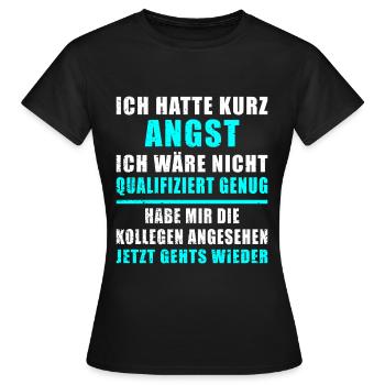 Arbeitskollegen Geschenk, Kollegen Spruch, Beruf - Frauen T-Shirt - Schwarz - Vorne - AI Model Female 172 dark (172cm)