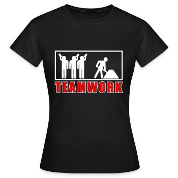 Teamwork Malle Mallorca - Women's T-Shirt - black - Front - AI Model Female 172 dark (172cm)