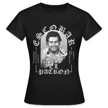 Escobar Pablo - Frauen T-Shirt - Schwarz - Vorne - AI Model Female 172 dark (172cm)