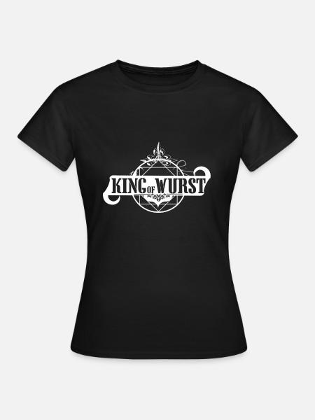 King of Wurst - Frauen T-Shirt - Schwarz