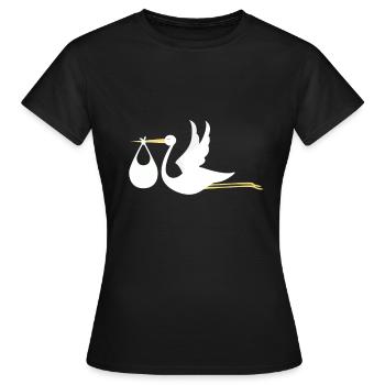 On my way - Women's T-Shirt - black - Front - AI Model Female 172 dark (172cm)