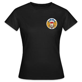 100. Bombengruppe WW2 Der blutige hundertste Patch - Frauen T-Shirt - Schwarz - Vorne - AI Model Female 172 dark (172cm)
