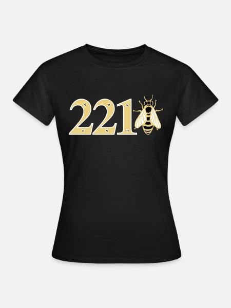 sherlock_221bee - Frauen T-Shirt - Schwarz