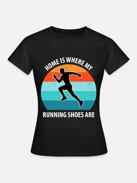 Joggen - Frauen T-Shirt - Schwarz