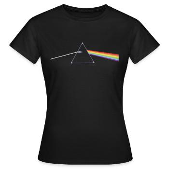 Pink Floyd The Dark Side Of The Moon - Women's T-Shirt - black - Front - AI Model Female 172 dark (172cm)