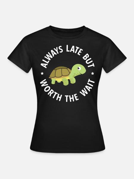 Schildkröten - Frauen T-Shirt - Schwarz