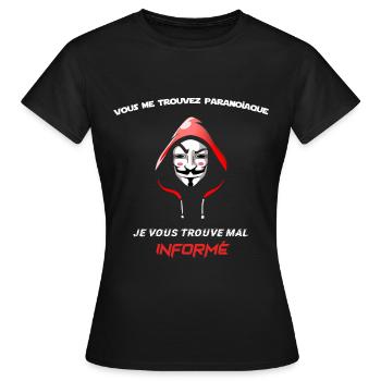 Ich finde, Sie haben ein falsch informiertes Geburtstagsgeschenk - Frauen T-Shirt - Schwarz - Vorne - AI Model Female 172 dark (172cm)