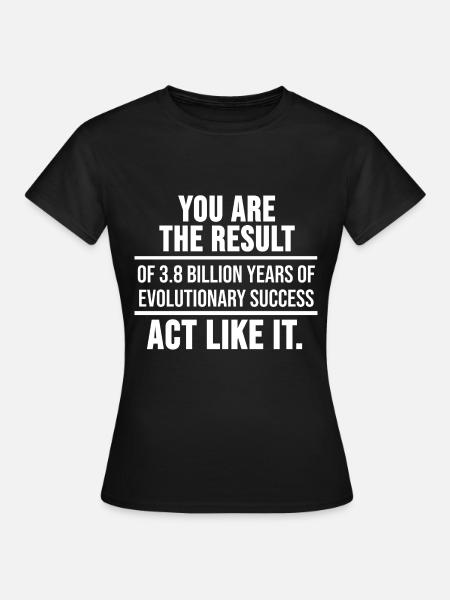 Cadeau de biochimie biologiste TShirt étudiant en biologie - T-shirt Femme - noir