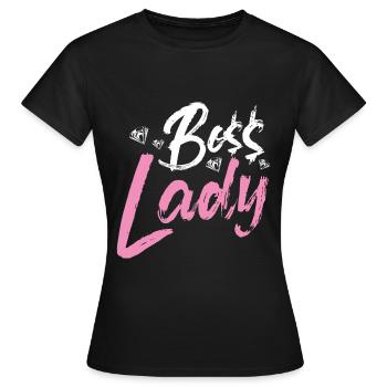Patron Lady - T-shirt Femme - noir - Devant - AI Model Female 172 dark (172cm)