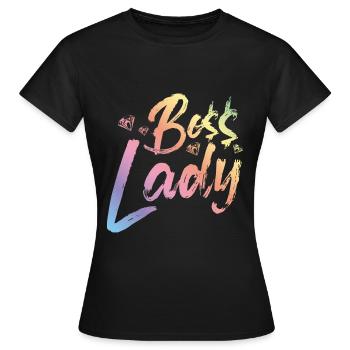 Patron Lady - T-shirt Femme - noir - Devant - AI Model Female 172 dark (172cm)